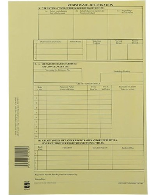 FILE BC – REG.COVER/CANCELLATION