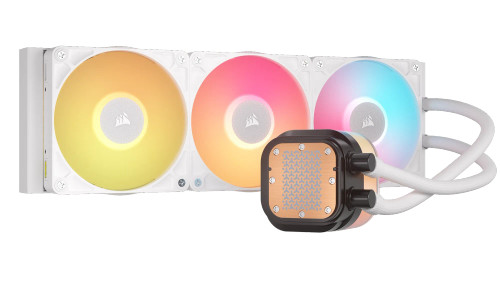 Corsair iCUE LINK TITAN 240 RX LCD, Air cooler, 12 cm, 300 RPM, 2100 RPM, 36 dB, 73.5 cfm