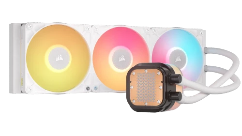 Corsair iCUE LINK TITAN 240 RX LCD, Air cooler, 12 cm, 300 RPM, 2100 RPM, 36 dB, 73.5 cfm