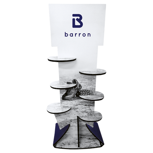 Barron 6 Level Shoe Display Stand Barron 6 Level Shoe Display Stand