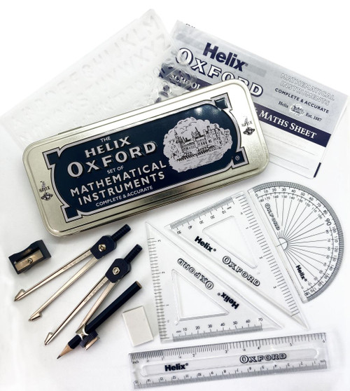 HELIX OXFORD Math Set 11 Piece - Original HELIX OXFORD Math Set 11 Piece - Original