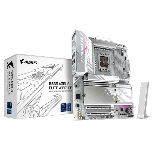 GIGABYTE Intel® B860 Chipset for LGA 1851; 4x DDR5; 3x M2; HDMI/DP/USB4.0 ; ATX. 