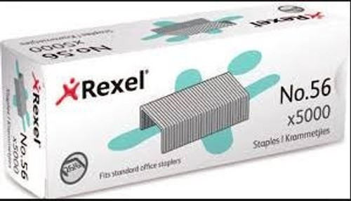 REXEL Staples No. 56 26/6mm (Box Of 5000)