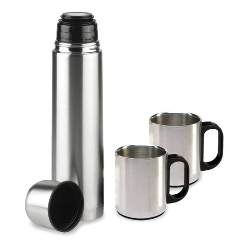 Flask Set 1x500ml Flask+2 x150ml Mugs/Si - FLST500+2 Flask Set 1x500ml Flask+2 x150ml Mugs/Si - FLST500+2