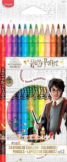 MAPED HARRY POTTER COLOUR PENCIL 12S-832053