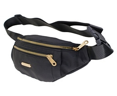Triple Zip Moon Bag - GSR - P2720Bc