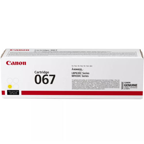 Canon-Toner-CRG 067 Y-MF65X Series - Yield 1250 - TAR - 5099C002AA-TAR