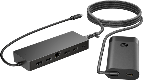 HP Universal USB-C Hub and Laptop Charger Combo - TAR - 9H0H9AA-TAR