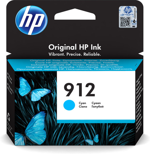 HP # 912 Cyan Original Ink Cartridge - TAR - 3YL77AE-TAR