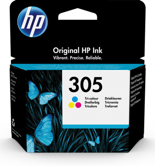 HP #305 Tri-Color Original Ink Cartridge - HP 2720/4120 - TAR - 3YM60AE HP #305 Tri-Color Original Ink Cartridge - HP 2720/4120 - TAR - 3YM60AE