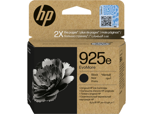 HP 925e EvoMore Black Original Ink Cartridge - TAR - 4K0W3PE-TAR