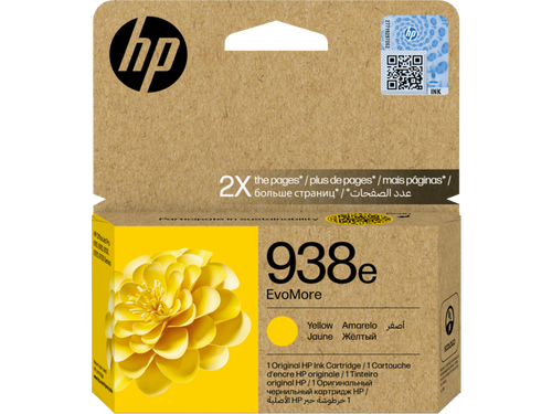 HP 938e EvoMore Yellow Original Ink Cartridge - TAR - 4S6Y1PE-TAR