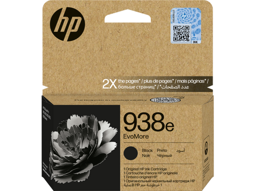 HP 938e EvoMore Black Original Ink Cartridge - TAR - 4S6Y2PE-TAR