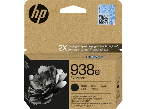 HP 938e EvoMore Black Original Ink Cartridge - TAR - 4S6Y2PE-TAR