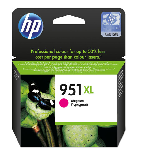 HP 951XL Magenta OfficeJet Ink Cartridge - TAR - CN047AE-TAR