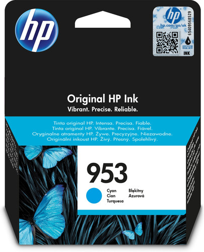 HP 953 Cyan Original Ink Cartridge - TAR - F6U12AE-TAR