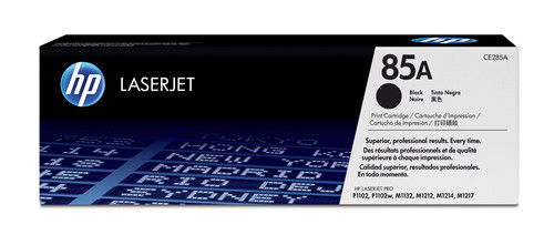 HP 85A LaserJet P1102/P1102W Black Print Toner Cartridge Prints Approximately 1 600 PGS Using ISO/IEC 19752 Yield Standa - TAR - CE285A-TAR