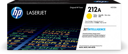 HP 212A Yellow  Original LaserJet Toner Cartridge - TAR - W2122A-TAR
