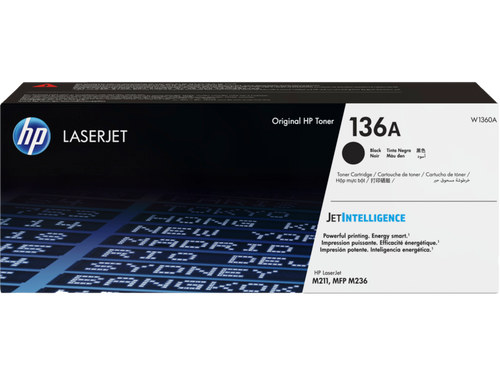 HP # 136A Black Original LaserJet Toner Cartridge - TAR - W1360A-TAR