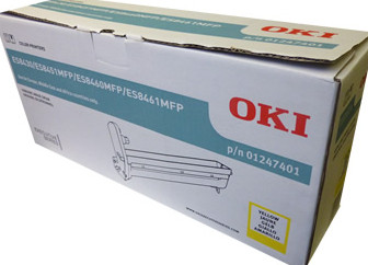 OKI Yellow Colour Toner Cartridge with 20000 Page Yield, 1 Piece Pack - 01247401-TAR