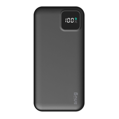 Snug Square Digital PD Powerbank 10000mAh with Lithium Polymer Battery - TAR - SNPB-10000PD-SQ-TAR