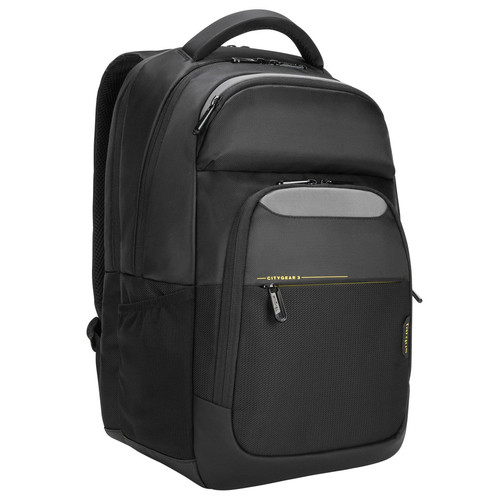 Targus - CityGear 15.6" BackPack W Raincover Dome Protection System; shock-absorbing layers dissipate any impact pressur - TAR - TCG662GL-TAR