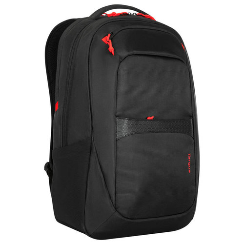 Targus - 17.3" Strike2 Gaming Backpack Accommodates gaming laptops up to 17.3”, 2 front stash pockets and 2 water bottle - TAR - TBB639GL-TAR