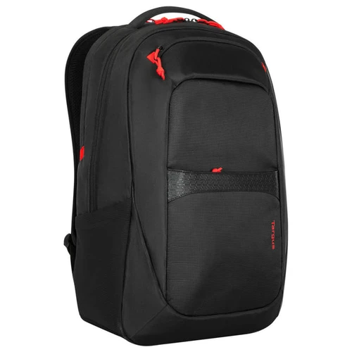 Targus - 17.3" Strike2 Gaming Backpack Accommodates gaming laptops up to 17.3”, 2 front stash pockets and 2 water bottle - TAR - TBB639GL-TAR