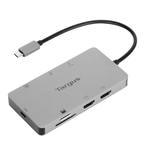 Targus - USB-C Universal Dual HDMI 4K Docking Station with 100W Power Delivery Pass-Thru - TAR - DOCK423EU Targus - USB-C Universal Dual HDMI 4K Docking Station with 100W Power Delivery Pass-Thru - TAR - DOCK423EU
