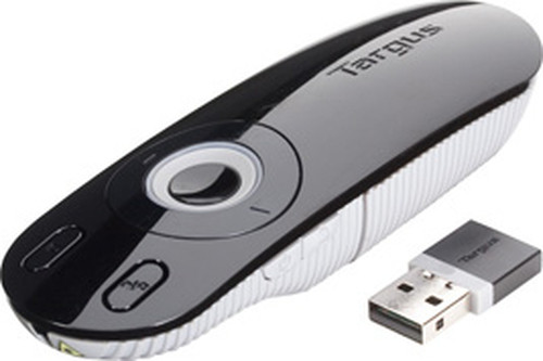 Targus Wireless Presenter With Laser Pointer, lear & intuitive layout, 2.4 GHz wireless technology operates up to 15 met - TAR - AMP13EU Targus Wireless Presenter With Laser Pointer, lear & intuitive layout, 2.4 GHz wireless technology operates up to 15 met - TAR - AMP13EU