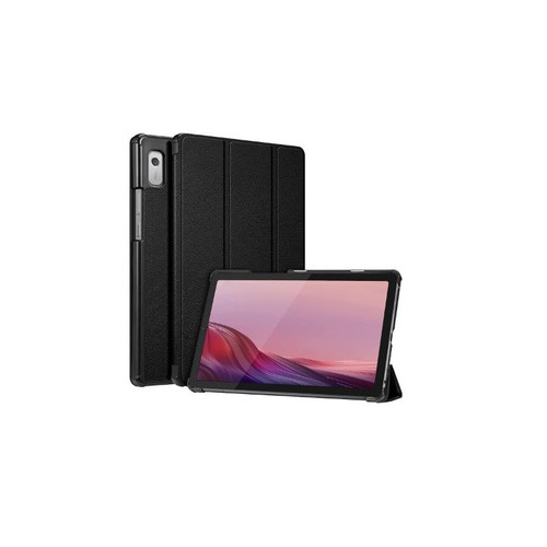 Tuff-Luv Slim Smart Case & Stand for Lenovo Tab 4 7.0 Fits Model 7304F - Black - TAR - J8_50 Tuff-Luv Slim Smart Case & Stand for Lenovo Tab 4 7.0 Fits Model 7304F - Black - TAR - J8_50