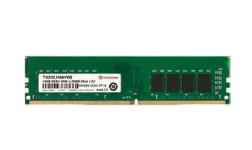 Transcend TS1GLH72V2B, 8 GB, 1 x 8 GB, DDR4, 3200 MHz, 288-pin DIMM Transcend TS1GLH72V2B, 8 GB, 1 x 8 GB, DDR4, 3200 MHz, 288-pin DIMM