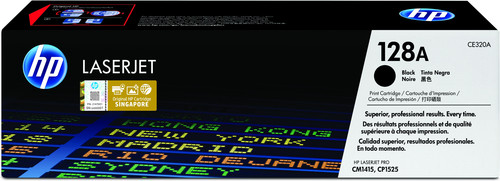 HP 128A Black Toner Cartridge - TAR - CE320A-TAR