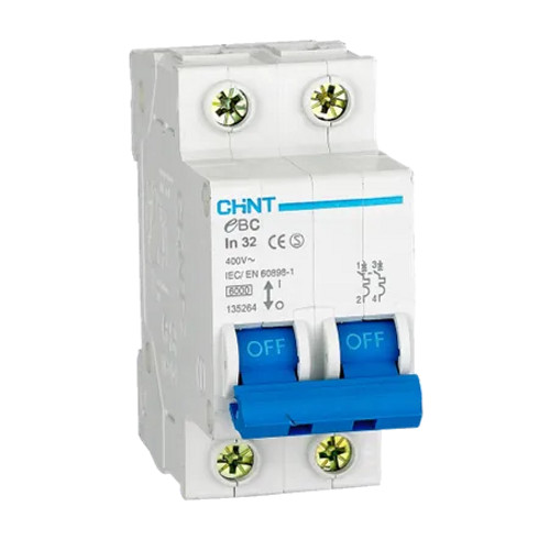 AC 3kA 2P 63A Circuit Breaker C-Curve AC 3kA 2P 63A Circuit Breaker C-Curve