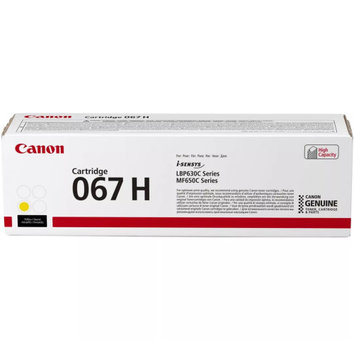 Canon-Toner-CRG 067H Y-MF65X Series - Yield 2350 - TAR - 5103C002AA-TAR