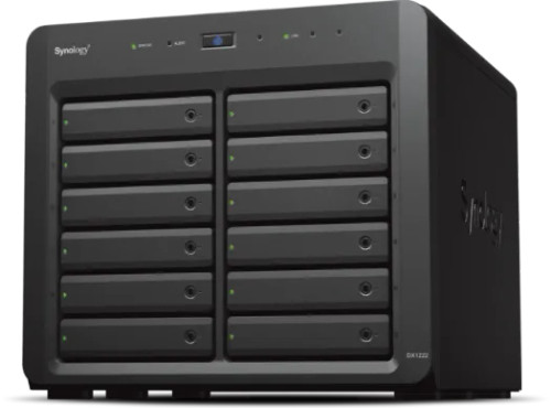 Synology DX1222, HDD/SSD enclosure, 2.5/3.5", Serial ATA, Serial ATA II, Serial ATA III, Hot-swap, Black Synology DX1222, HDD/SSD enclosure, 2.5/3.5", Serial ATA, Serial ATA II, Serial ATA III, Hot-swap, Black