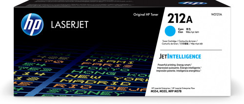 HP 212A Cyan Original LaserJet Toner Cartridge - TAR - W2121A-TAR