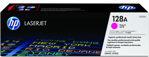 HP Color LaserJet CP1525/CM1415 Magenta Print Cartridge Prints Approximatetly 1 300 PGS Using ISO/IEC 19798 Yield Standa - TAR - CE323A-TAR