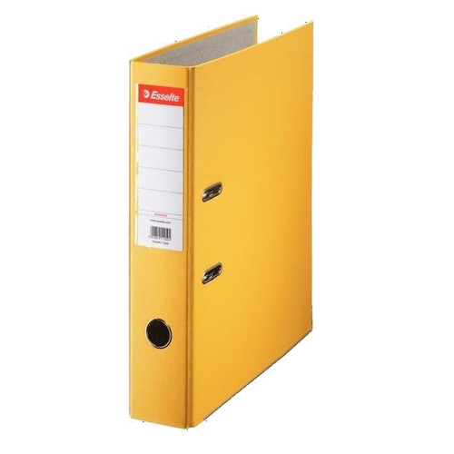 ESSELTE 81131 A4 Polypropylene Lever Arch Yellow Each-ALF81108