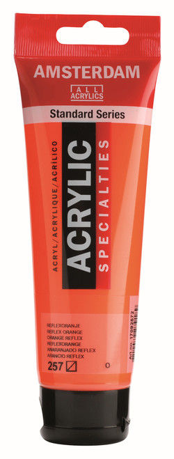 ROYAL TALENS AMSTERDAM Acrylic Colour - 120ml Tube (Reflex Orange)-RT17092572