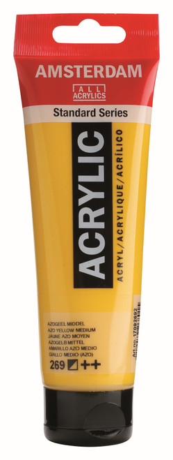 ROYAL TALENS AMSTERDAM Acrylic Colour - 120ml Tube (Azo Yellow Medium)-RT17092692 ROYAL TALENS AMSTERDAM Acrylic Colour - 120ml Tube (Azo Yellow Medium)-RT17092692
