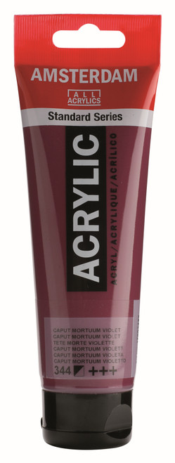 ROYAL TALENS AMSTERDAM Acrylic Colour - 120ml Tube (Caput Mort. Violet)-RT17093442 ROYAL TALENS AMSTERDAM Acrylic Colour - 120ml Tube (Caput Mort. Violet)-RT17093442