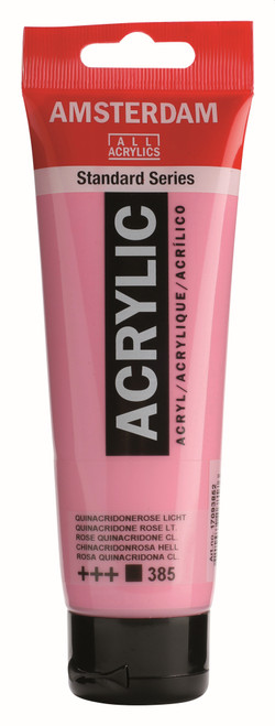 ROYAL TALENS AMSTERDAM Acrylic Colour - 120ml Tube (Quinacridone Rose Light)-RT17093852 ROYAL TALENS AMSTERDAM Acrylic Colour - 120ml Tube (Quinacridone Rose Light)-RT17093852
