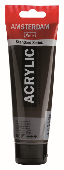 ROYAL TALENS AMSTERDAM Acrylic Colour - 120ml Tube (Vandyke Brown)-RT17094032