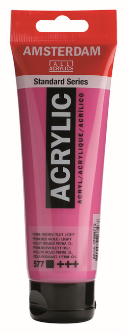 ROYAL TALENS AMSTERDAM Acrylic Colour - 120ml Tube (Perm. Red Violet Light)-RT17095772