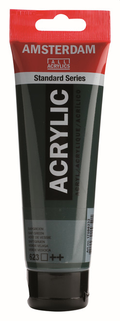 ROYAL TALENS AMSTERDAM Acrylic Colour - 120ml Tube (Sap Green)-RT17096232