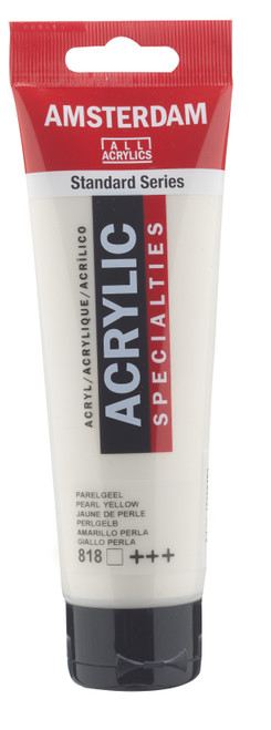 ROYAL TALENS AMSTERDAM Acrylic Colour - 120ml Tube (Pearl Yellow)-RT17098182