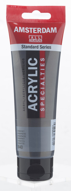 ROYAL TALENS AMSTERDAM Acrylic Colour - 120ml Tube (Graphite)-RT17098402 ROYAL TALENS AMSTERDAM Acrylic Colour - 120ml Tube (Graphite)-RT17098402