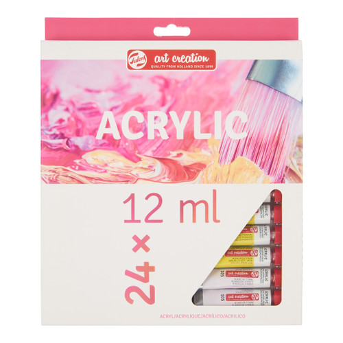 ART CREATION Acrylic Colour Set 24X12ml Hs ART CREATION Acrylic Colour Set 24X12ml Hs