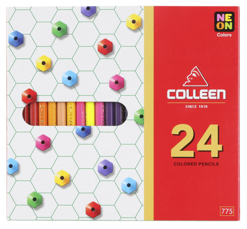 COLLEEN Assorted Pencil Colours 24's-PCL2299